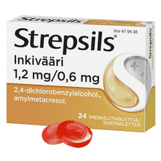 STREPSILS INKIVÄÄRI IMESKELYTABLETTI