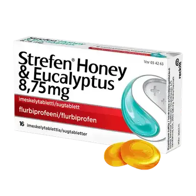 STREFEN HONEY & EUCALYPTUS 8,75 MG IMESKELYTABLETTI