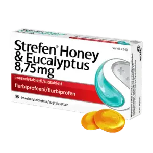 STREFEN HONEY & EUCALYPTUS 8,75 MG IMESKELYTABLETTI