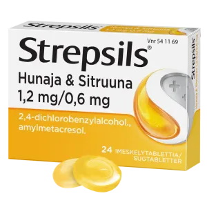 STREPSILS HUNAJA & SITRUUNA IMESKELYTABLETTI