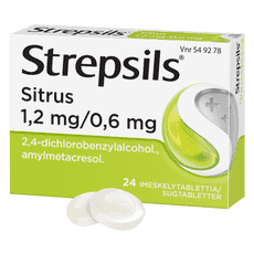 STREPSILS SITRUS IMESKELYTABLETTI