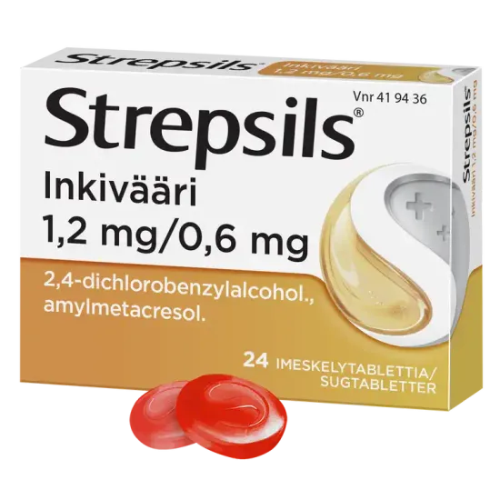 STREPSILS INKIVÄÄRI IMESKELYTABLETTI