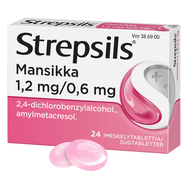 STREPSILS MANSIKKA IMESKELYTABLETTI