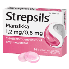 STREPSILS MANSIKKA IMESKELYTABLETTI