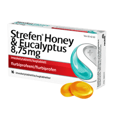 STREFEN HONEY & EUCALYPTUS 8,75 MG IMESKELYTABLETTI